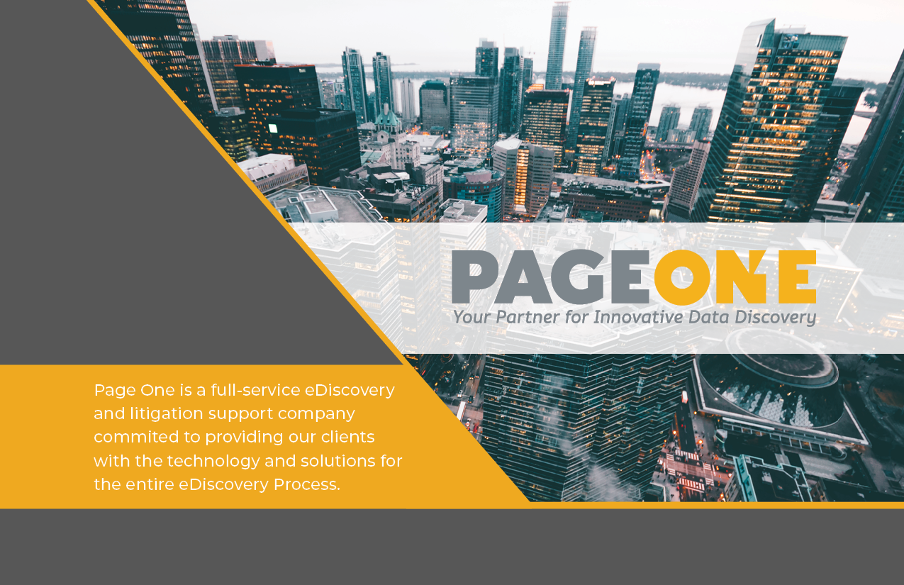 Page One E-Book Cover
